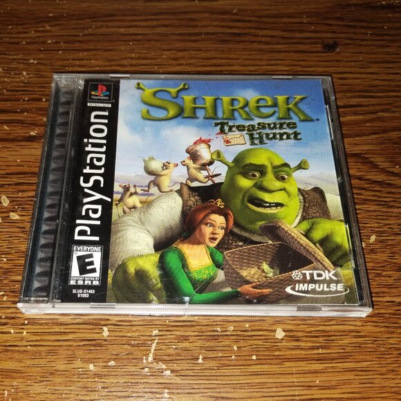 Shrek: Treasure Hunt (Sony PlayStation 1, 2002) - Picture 1 of 3